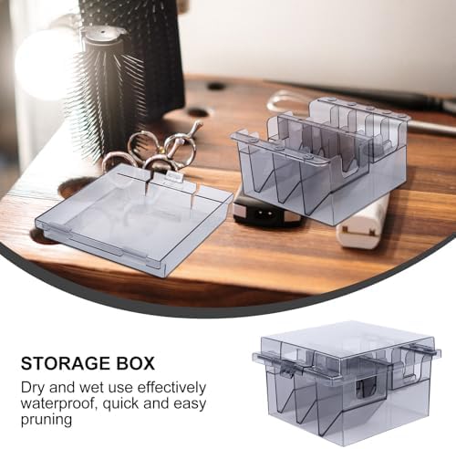 OSALADI barber salon supplies guide comb organizer showing durable plastic design
