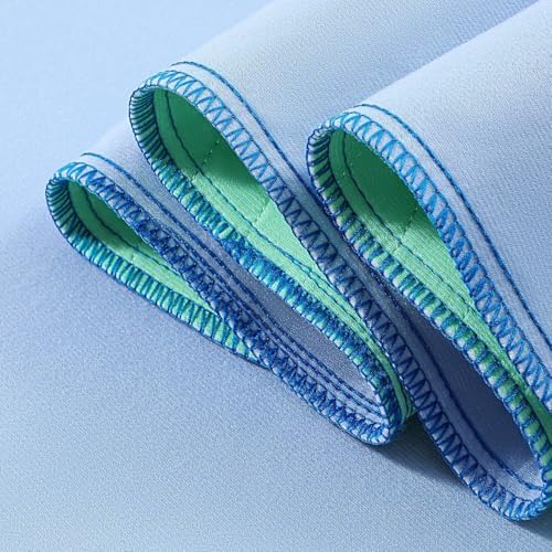 Waterproof material testing showing liquid absorption on the quilted surface.