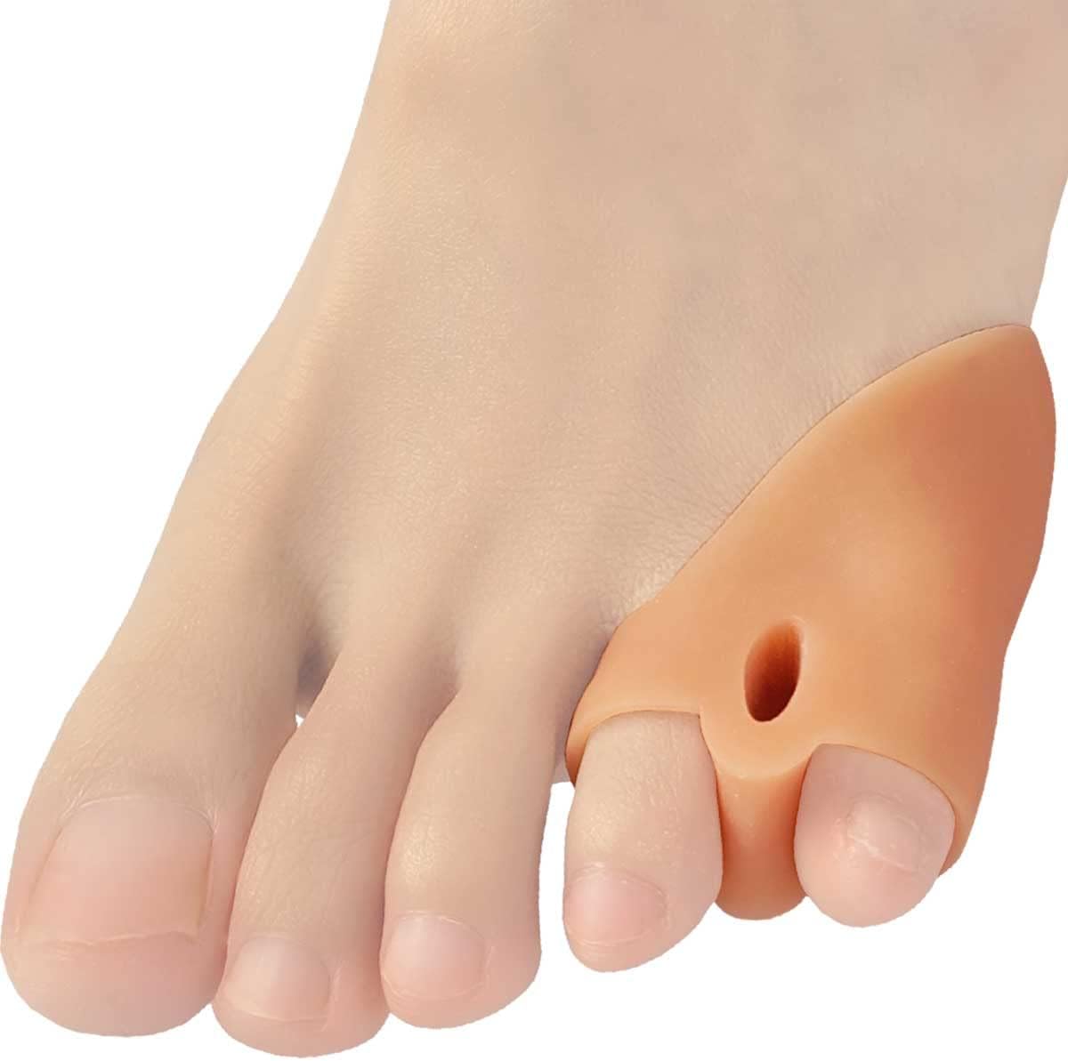 Chiroplax Tailor's Bunion Corrector Pads front view for pinky toe relief