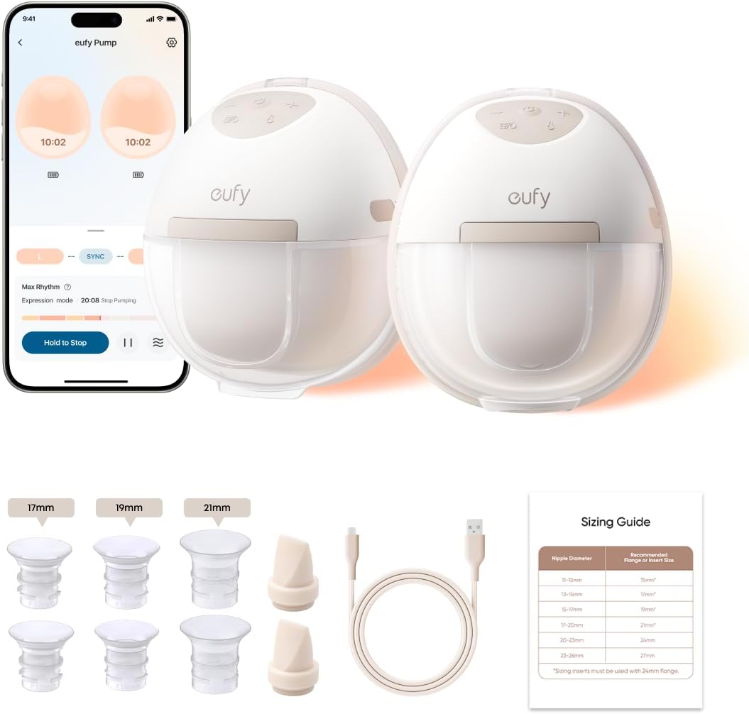 Eufy Security Heated Breast Pump E20 front view