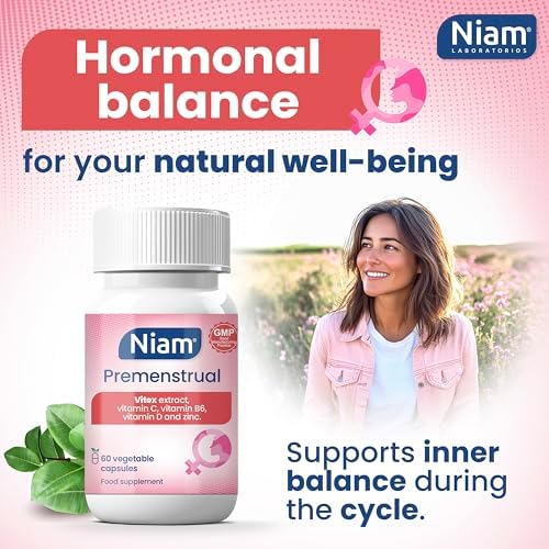 Niam Premenstrual supplement 60 capsules packaging details