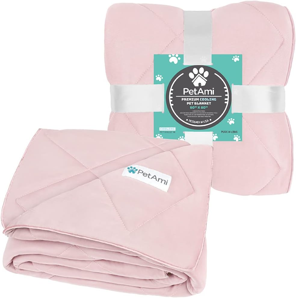 PetAmi Premium Cooling Dog Blanket | Lightweight Fluffy Pet Throw Blanket Bed Cover for Dogs, Cat, Puppies | Pet Blanket Furniture Protector Couch Sofa | Reversible Fuzzy Cozy | 24x32, Light Grey - Image 15