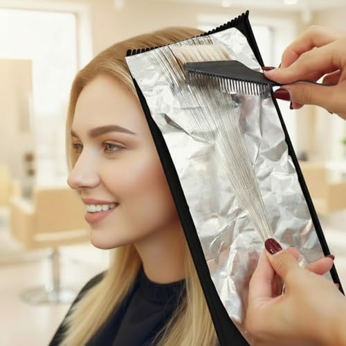 Professional hairstylist tool for multi-color hair dyeing