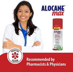 Back label of Alocane Burn Spray showing active ingredients and usage instructions.
