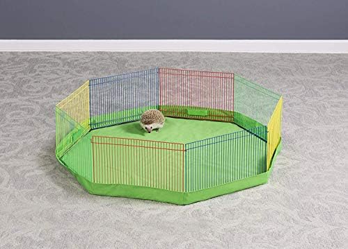 Prevue Pet Products Multi-Color Small Pet Playpen - Animal Pen for Rabbits, Guinea Pigs, Hamsters, Tortoises, Bunny Enclosure, Easy to Assemble, Indoor & Outdoor - Image 5