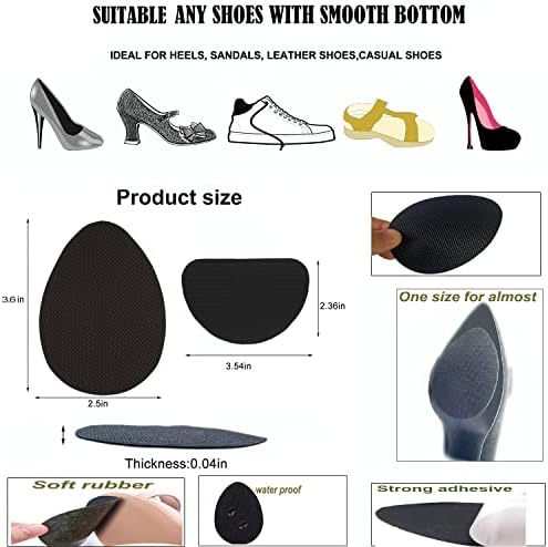Demonstration of trimming the silicone shoe pad to fit a specific sole size.