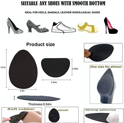 Demonstration of trimming the silicone shoe pad to fit a specific sole size.