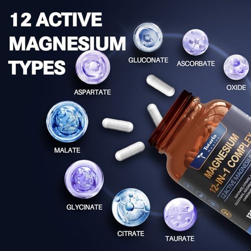 High absorption USA imported magnesium capsules for sleep and relaxation