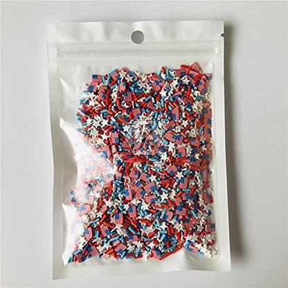 PrettyG resin art supplies showing precise 5mm measurement of flag slices