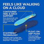 Packaging of Dr. Scholl's USA imported foot care insoles for men.