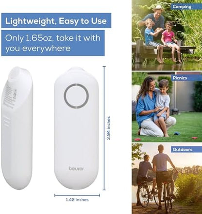 Beurer BR60 chemical free mosquito bite relief pen ready for travel use during outdoor camping or monsoon season.