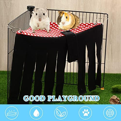 Dots pattern ferret and chinchilla corner sleeping bed