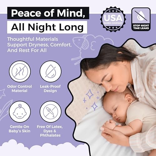 Side by side comparison of standard diaper and diaper with booster pad