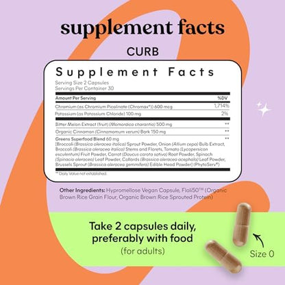 Authentic Lemme Curb metabolism support product packaging showcasing the vegan and non GMO seals.