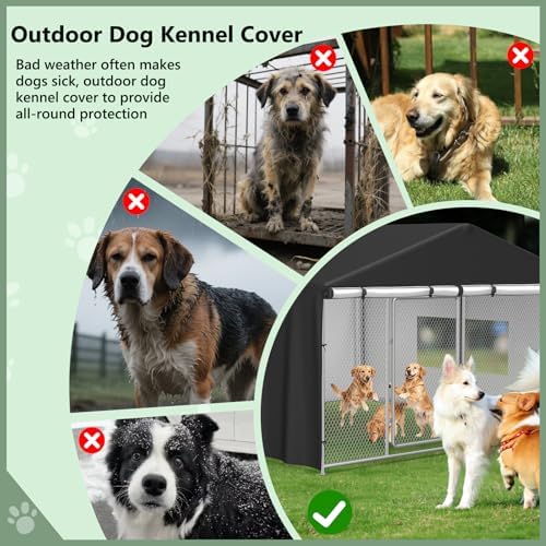 COSHNIBI large pet cage cover folded next to its black storage bag