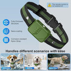 MrSpark dog behavior correction collar with built in night visibility safety light