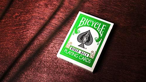 Close up view of the green Rider Back design featuring the classic symmetrical angel artwork.