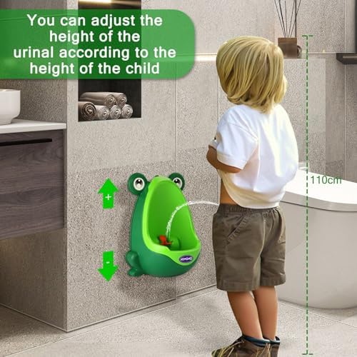 Side profile of Aomomo frog shaped toilet trainer