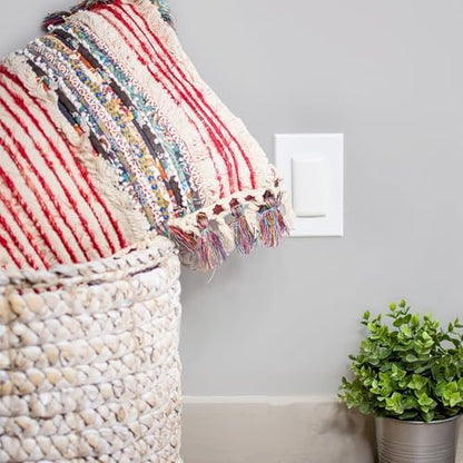 Qdos safety outlet cover beveled edge detail
