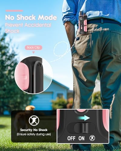 Slopehill remote dog collar showing the adjustable strap size mechanism for large breeds