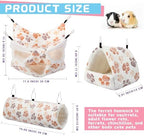 Guinea pig cage accessories with hanging hideout