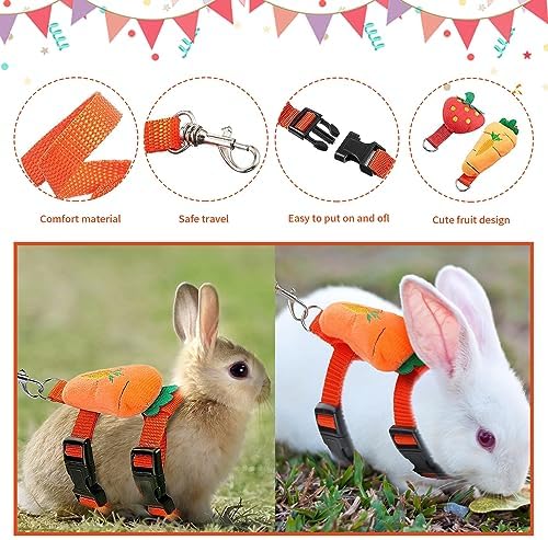 XPAPOV ferret harness and leash set in avocado style