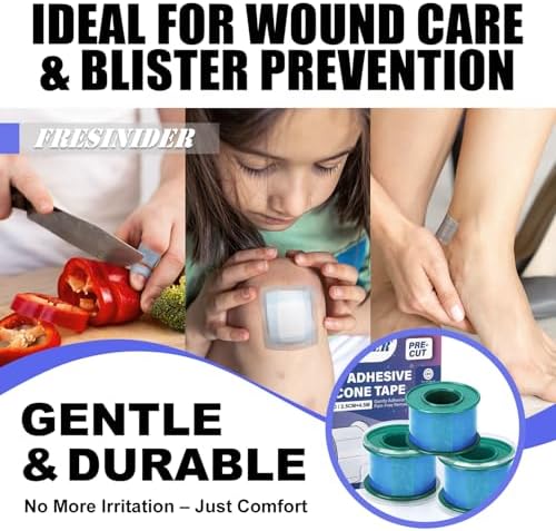 Authentic USA imported FRESINIDER silicone tape rolls for secure dressing and tube management.