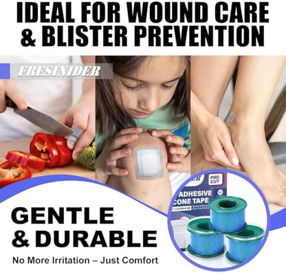Authentic USA imported FRESINIDER silicone tape rolls for secure dressing and tube management.