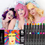 Detailed view of dustless hair chalk applicator tips