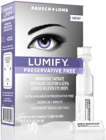 Authentic USA imported LUMIFY eye drops for whiter eyes
