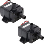 HiLetgo micro brushless water pump front view showcasing compact size