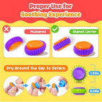 Lesong fidget spinner toy packaging and product contents