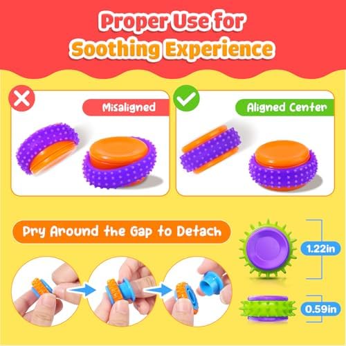 Lesong fidget spinner toy packaging and product contents