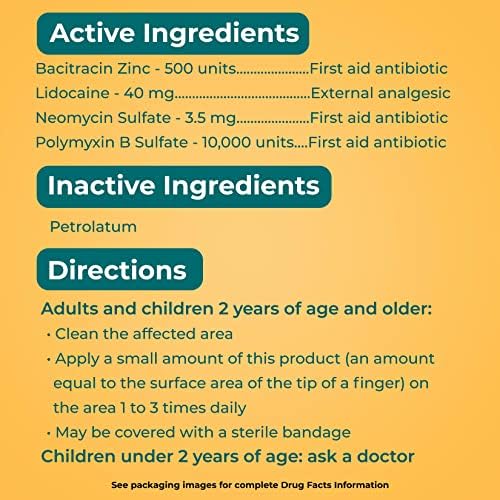 Imported Neosporin first aid treatment tube for minor cuts and scrapes