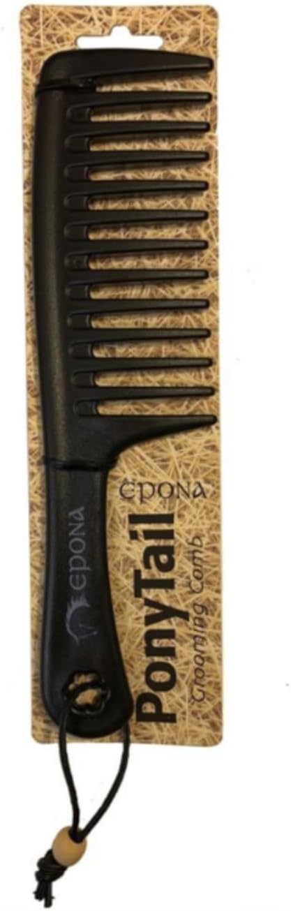 Epona Pony Tail Comb front view wide tooth grooming tool