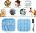 Pet licking mat showing high-strength suction cups on reverse side