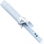 Vodana Professional GlamWave Ceramic Curling Iron in Creamy Blue front view