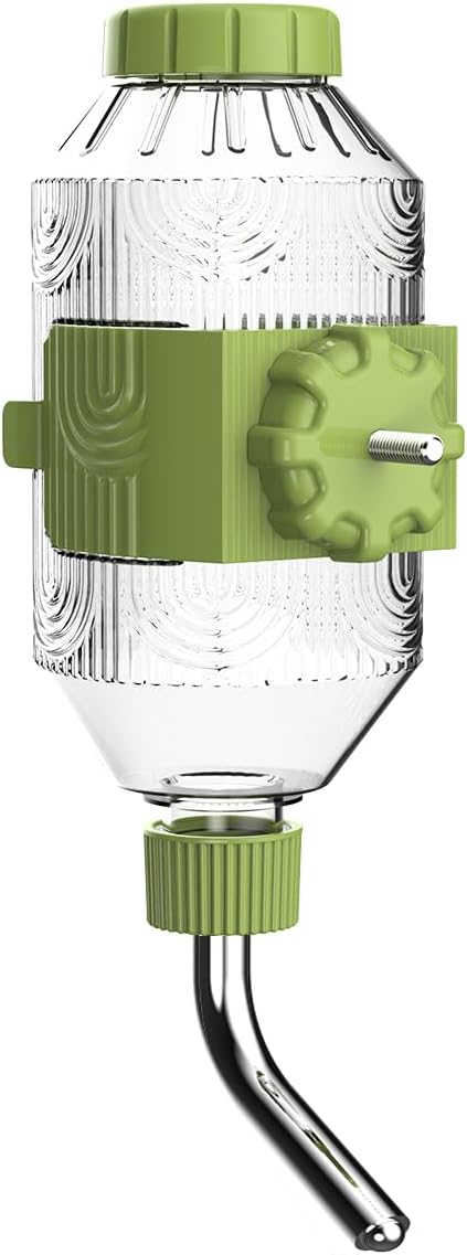 Pet Water Bottle[S24, 24oz], Hanging Dog Water Dispenser Kennel Plastic Drinker Kettle Feeder BPA Free Cage Crate Hutch Puppy Cat Rabbit (Guniea Pigs-Small Bunnies-Chinchillas) - Image 9