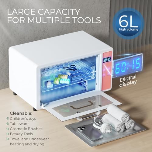 Geisofu UV light disinfection cabinet side profile view