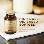 Solgar Vitamin D3 gluten free dairy free certification seal detail