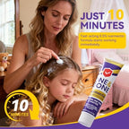 One And Gone lice lotion 4 oz bottle side view