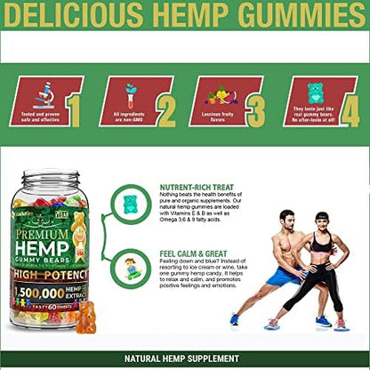 Close up of fruity wellution hemp gummies