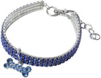 SUPVOX elegant silver color pet chain jewelry back view
