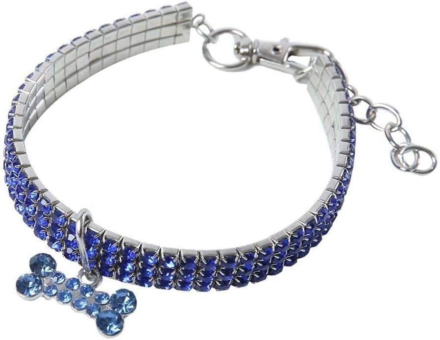 SUPVOX elegant silver color pet chain jewelry back view