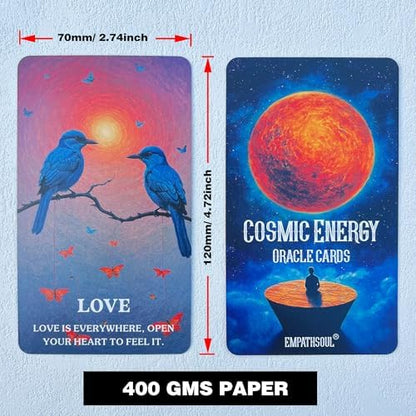 GZXINKE Cosmic Oracle Cards, Universe Message Oracle Cards for Beginners, Inner Strength, Spiritual Guidance Oracle Deck, Universal Wisdom for Daily Use, Readings, and Meditation - Image 5