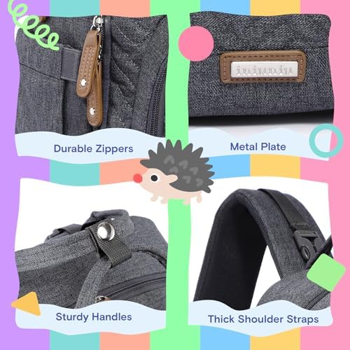Iniuniu 4 in 1 kit including changing pad and diaper pouch