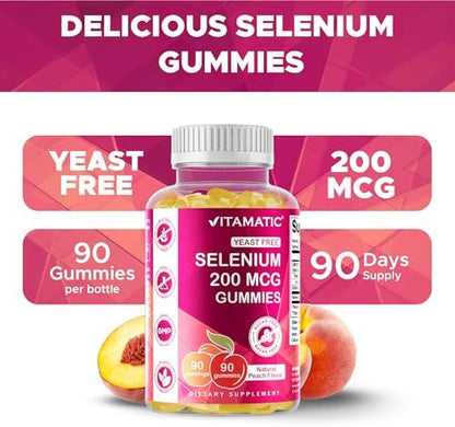 Vitamatic Selenomethionine 200mcg essential trace mineral premium ingredients