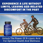 Geronova Research R-Lipoic Acid bottle side angle view