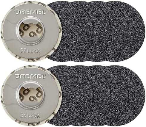 Close up of the sixty grit medium aluminum oxide abrasive surface on the pet claw trimming disc