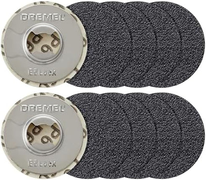 Close up of the sixty grit medium aluminum oxide abrasive surface on the pet claw trimming disc